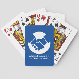 vrijwilliger pokerkaarten