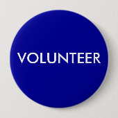 VRIJWILLIGER RONDE BUTTON 4,0 CM (Voorkant)