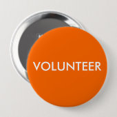 VRIJWILLIGER RONDE BUTTON 4,0 CM (Voorkant /achterkant)