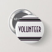 vrijwilliger ronde button 5,7 cm (Voorkant /achterkant)