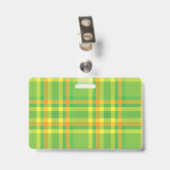 Vrijwilliger school groene badge (Achterkant met clip)