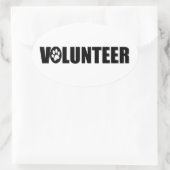 Vrijwilliger Sticker (Tas)