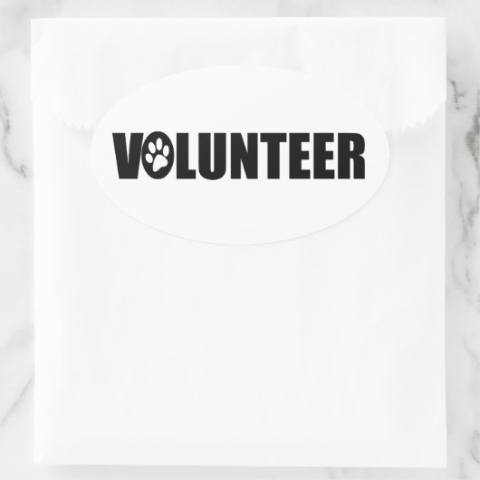 Vrijwilliger Sticker (Tas)