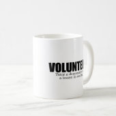 Vrijwilliger - Tutor a democraat Koffiemok (Voorkant rechts)