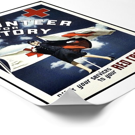 vrijwilliger voor de overwinning poster (Hoek)