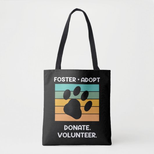 vrijwilliger voor dierenwelzijn tote bag (Voorkant)
