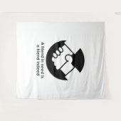 Vrijwilliger Wandkleed (Voorkant (horizontaal))