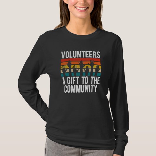 Vrijwilligers A Voor De Gemeenschap T-shirt (Voorkant)
