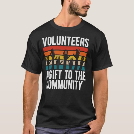 Vrijwilligers A voor de Gemeenschap T-shirt (Voorkant)
