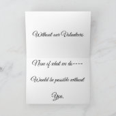 Vrijwilligers Bedankkaart (Binnen)