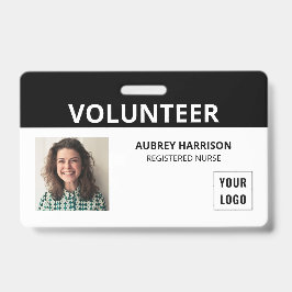 Vrijwilligers Eenvoudige Foto ID Badge