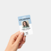Vrijwilligers Eenvoudige Foto ID Badge (Handheld)