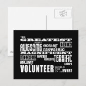 Vrijwilligers : Grootste vrijwilliger Briefkaart (Voorkant / Achterkant)