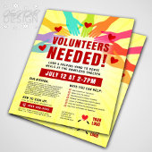 Vrijwilligers hadden behoefte aan goede doelen rec flyer