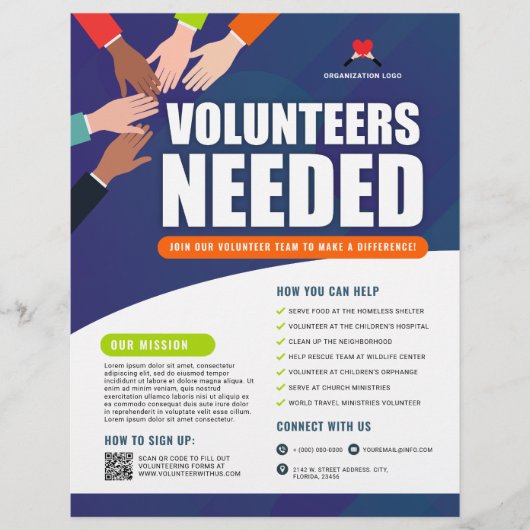 Vrijwilligers hadden professionele hulp nodig flyer (Voorkant)