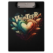 Vrijwilligers hart klembord (Voorkant)