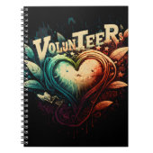 Vrijwilligers hart notitieboek (Voorkant)
