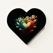 Vrijwilligers hart notitieboek (Achterkant)