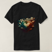 Vrijwilligers hart t-shirt (Design voorkant)