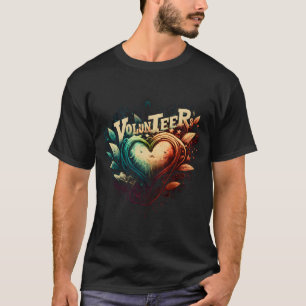 Vrijwilligers hart t-shirt