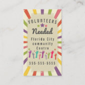 vrijwilligers kwetsbare covid-19 ondersteunen geme visitekaartje (Voorkant)