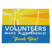 Vrijwilligers maken een verschil groot cadeauzakje (Voorkant)