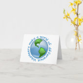 Vrijwilligers maken een wereld van verschil kaart (Gele Bloem)