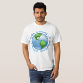 Vrijwilligers maken een wereld van verschil t-shirt (Voorkant volledig)