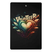 Vrijwilligers Mini Klembord (Achterkant)