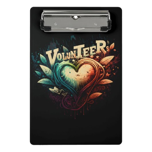 Vrijwilligers Mini Klembord (Voorkant)
