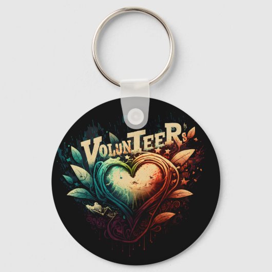 Vrijwilligers Sleutelhanger (Voorkant)
