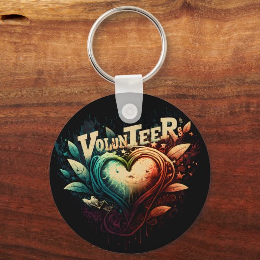 Vrijwilligers Sleutelhanger (Achterkant)