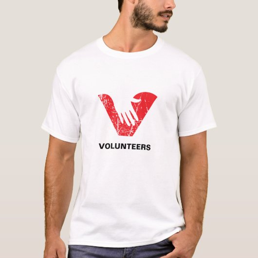 Vrijwilligers T-shirt (Voorkant)