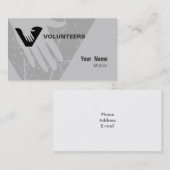 Vrijwilligers Visitekaartje (Voorkant / Achterkant)
