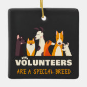Vrijwilligers zijn een speciale noodhuls voor de f keramisch ornament (Voorkant)