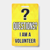 Vrijwilligersbadge Badge (Achterkant)