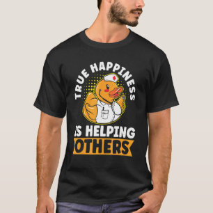 Vrijwilligersgroep True Happiness helpt anderen v T-shirt