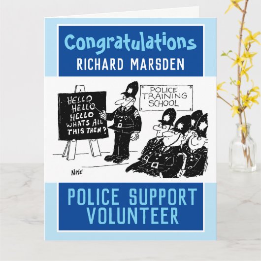 Vrijwilligerskaart Politieondersteuning Kaart (Gele Bloem)