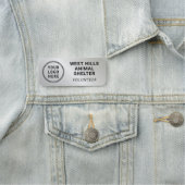 Vrijwilligerslogo Zilver Naamplaatje (In situ)