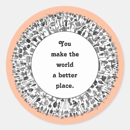 Vrijwilligersofferte Ronde Sticker (Voorkant)