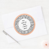 Vrijwilligersofferte Ronde Sticker (Envelop)