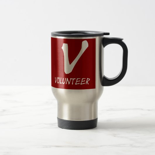 Vrijwilligersoverhemden, Buttonnen voor vrijwillig Reisbeker (Rechts)