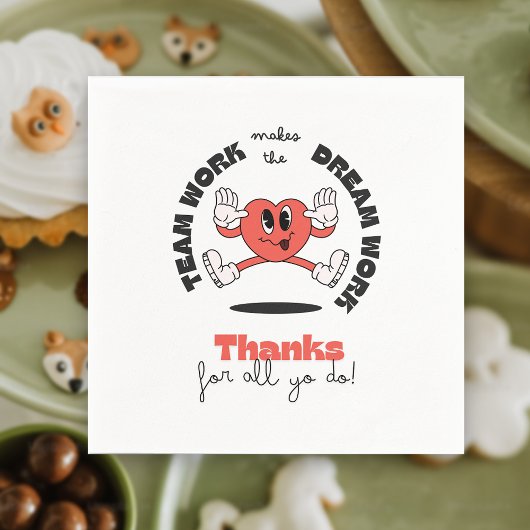 Vrijwilligerspartij voor medewerkers van het bedri servet