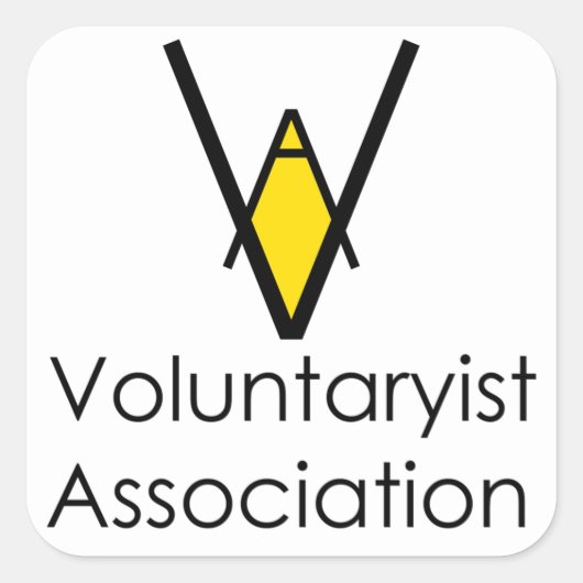 Vrijwilligersvereniging Lidmaatschap Sticker (Voorkant)