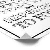 Vrijwilligerswaardering Dank je kantoor decor muur Poster (Hoek)