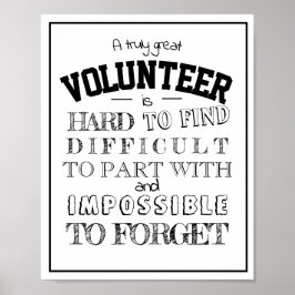 Vrijwilligerswaardering Dank je kantoor decor muur Poster