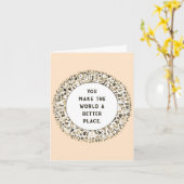 Vrijwilligerswaardering Kaart (Gele Bloem)