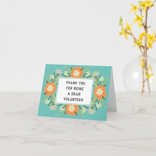 Vrijwilligerswaardering Kaart (Gele Bloem)