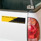 Vrijwilligerswerk Anarcho-Capitalistische Bumperst Bumpersticker (Op Truck)