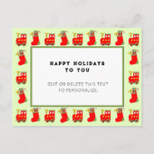 Vrijwilligerswerk appreciatie kerst Kaarten Feestdagenkaart (Achterkant)